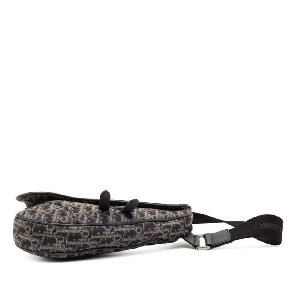 CHRISTIAN DIOR Black Leather Shoulder Bag - Picture 3 of 6